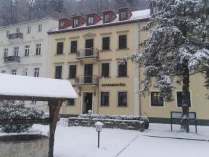 Kurparkstübl Bad Schandau ในช่วงฤดูหนาว