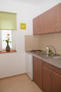 Kuchyňa alebo kuchynka v ubytovaní Deluxe Apartments