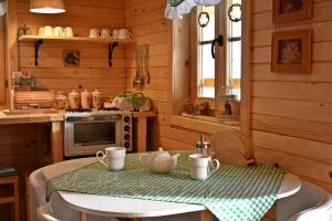 Kuchyň nebo kuchyňský kout v ubytování Mountain Lodge Mont Peace