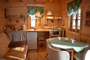 Kuchyň nebo kuchyňský kout v ubytování Mountain Lodge Mont Peace