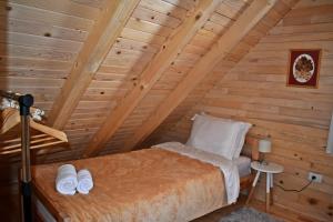 Postel nebo postele na pokoji v ubytování Mountain Lodge Mont Peace