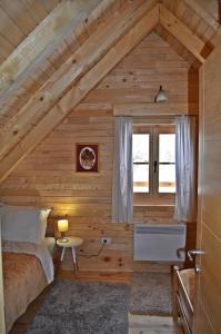 Postel nebo postele na pokoji v ubytování Mountain Lodge Mont Peace