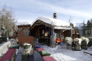 Chalet Bergmann during the winter