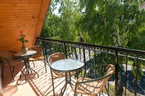 Balkón alebo terasa v ubytovaní Deluxe Apartments