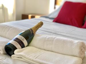 Posteľ alebo postele v izbe v ubytovaní Apartament Familiar Av. Tarragona