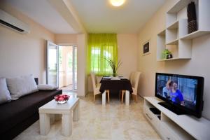 TV a/nebo společenská místnost v ubytování Lastura Aparthotel