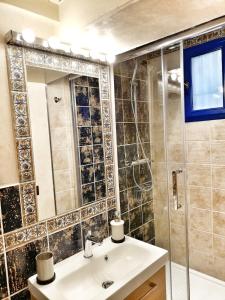 A bathroom at Appartamento Luna 36 in centro a Firenze