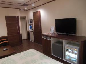 TV a/nebo společenská místnost v ubytování Hotel GOLF Atsugi (Adult Only)