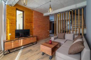 TV a/nebo společenská místnost v ubytování Villa by Sunexpress Bakuriani
