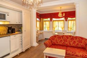 Kuchyň nebo kuchyňský kout v ubytování Apartments Wald-Residenz Bansin