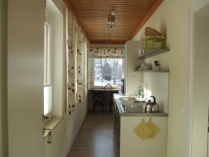 Kuhinja oz. manjša kuhinja v nastanitvi Seeblick-Appartements Ossiach