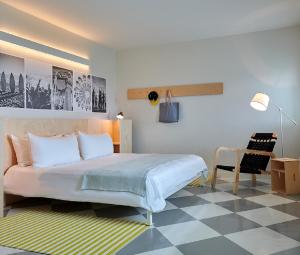 מיטה או מיטות בחדר ב-The Asbury Hotel