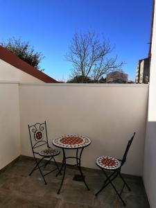 Balkon lub taras w obiekcie Albergue Pensión Cima do Lugar