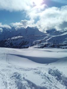 Haus Furka during the winter