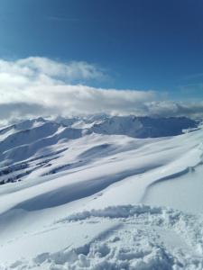 Haus Furka during the winter