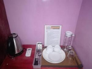 Kavos ir arbatos ruošimo rinkinys apgyvendinimo įstaigoje Casa Mirasol