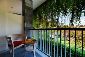 Un balcon sau o terasă la Vansari Hotel