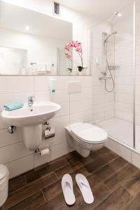 Koupelna v ubytování Hotel Westerfeld