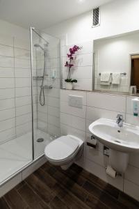 Koupelna v ubytování Hotel Westerfeld
