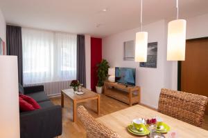 TV a/nebo společenská místnost v ubytování Hotel Westerfeld