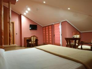 TV a/nebo společenská místnost v ubytování Hotel Real de Castilla