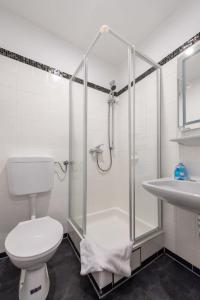 Koupelna v ubytování Hotel Gasthof Krone