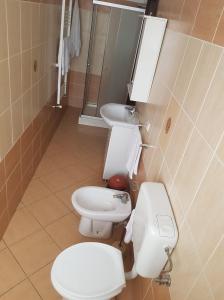 Koupelna v ubytování Hotel Etrusco