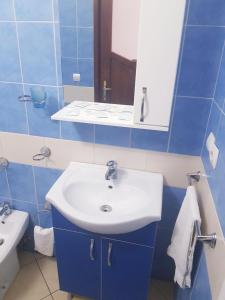 Koupelna v ubytování Hotel Etrusco