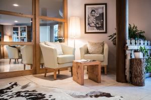Istumisnurk majutusasutuses Hotel Heini