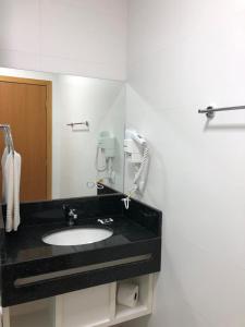 Koupelna v ubytování Hotel Matrix
