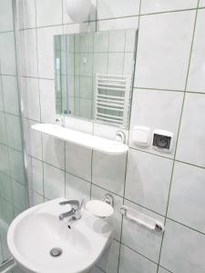 Kúpeľňa v ubytovaní Willa RYŚ