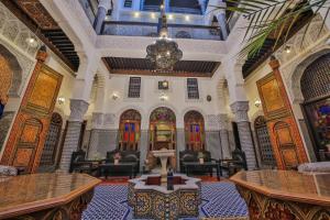 Posezení v ubytování Riad Ghita Palace