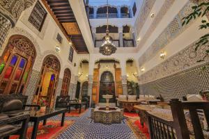 Posezení v ubytování Riad Ghita Palace