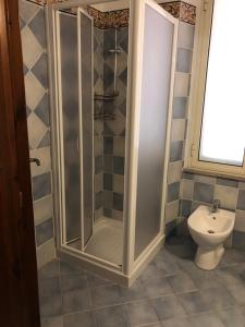 Koupelna v ubytování Hotel Canne al Vento