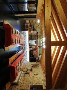 A seating area at Hosteria Calixtino