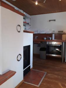 Dapur atau dapur kecil di Ferienhaus Schnider