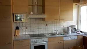 Eldhús eða eldhúskrókur á Knirschenhof