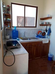 A kitchen or kitchenette at Hospedaje Mother Fanny