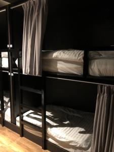 
A bunk bed or bunk beds in a room at The Barn
