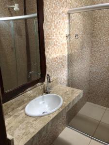 Koupelna v ubytování Pantanal Ranch Meia Lua