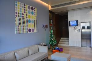 Posezení v ubytování Marasa Sarovar Portico -Rajkot
