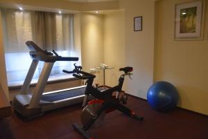 Fitness centrum a/nebo fitness zařízení v ubytování Marasa Sarovar Portico -Rajkot