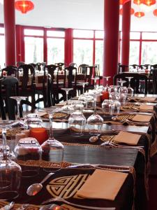 Restaurace v ubytování Les Pagodes de Beauval