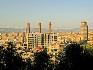 Výhľad na mesto Barcelona alebo výhľad na mesto priamo z apartmánu