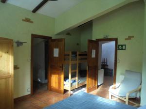 Postel nebo postele na pokoji v ubytování Albergue Areitz Soroa