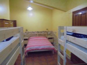 Postel nebo postele na pokoji v ubytování Albergue Areitz Soroa