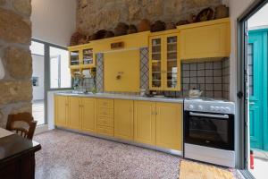 A kitchen or kitchenette at Iliopetra House