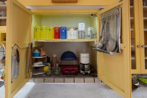 A kitchen or kitchenette at Iliopetra House