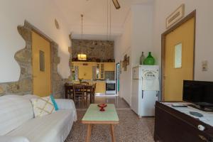A television and/or entertainment centre at Iliopetra House