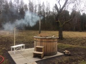Gril pre hostí v dovolenkovom dome